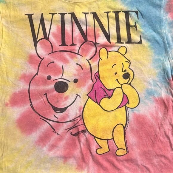 Disney Winnie the Pooh, curious pose tie-dye crop top - Picture 4 of 7